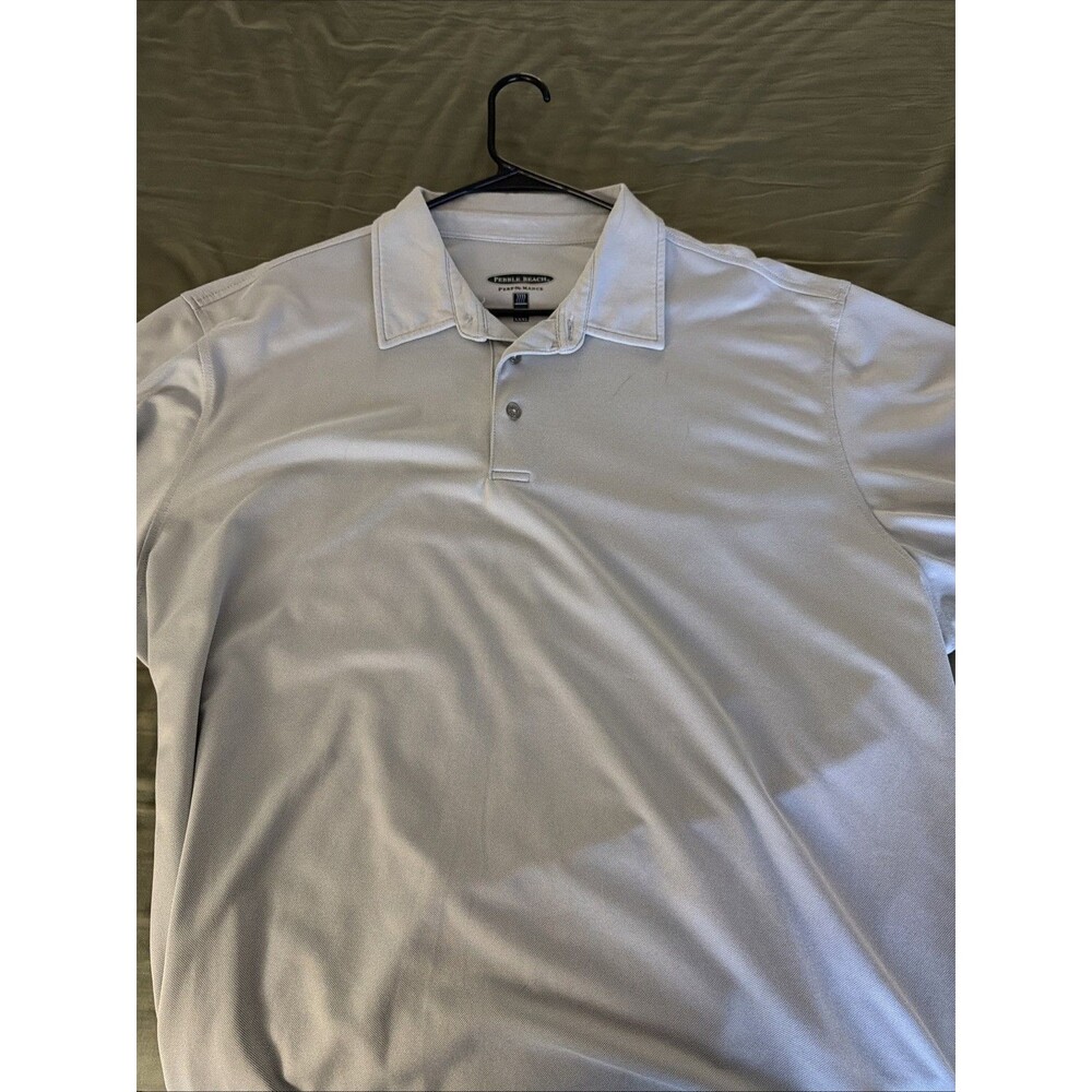 Pebble Beach Light Blue Polo Shirt 3XL Short Sleave